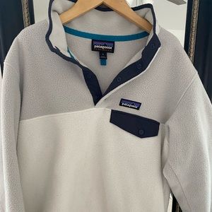 White and grey synchilla Patagonia